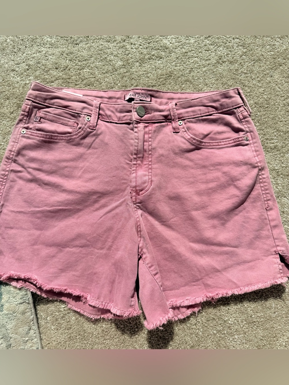 Dear John Mauve Cut Off Mid Length Jean Shorts – Size 30